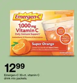 Target Emergen-C 30-ct. vitamin C drink mix packets offer