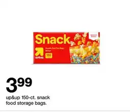 Target up&up 150-ct. snack food storage bags offer