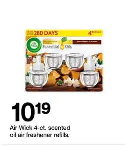 Target Air Wick 4 CT scented oil air freshener refills offer