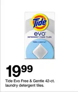Target Tide Evo Free & Gentle 42 CT. laundry detergent tiles offer