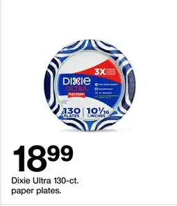 Target Dixie Ultra 130 ct. paper plates offer