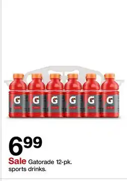 Target Gatorade 12-pk. sports drinks offer
