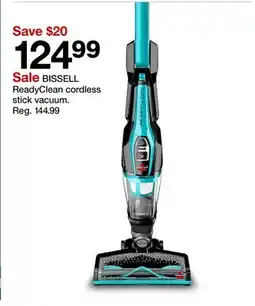 Target BISELL ReadyClean cordless stick vacuum offer