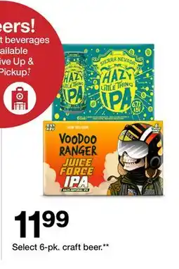 Target Select 6-pk. craft beer offer