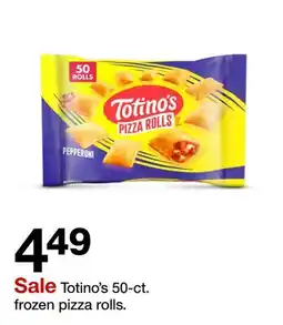 Target Totino's 50 ct. frozen pizza rolls offer