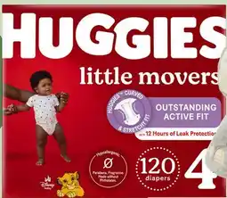 Target Huggies Little Movers 120-diapers offer