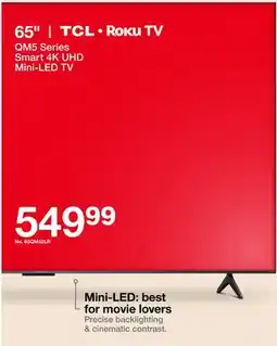Target 65 | TCL • Roku TV offer