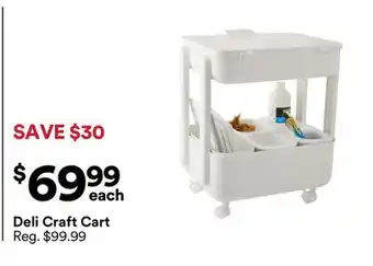 Michaels Deli Craft Cart offer