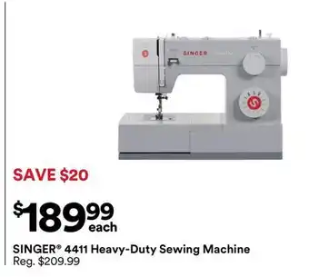 Michaels SINGER 4411 Heavy-Duty Sewing Machine offer