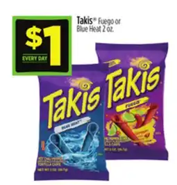 Dollar General Takis Fuego or Blue Heat offer