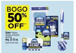 Dollar General Dawn Kitchen Sponges or Brushes offer