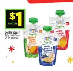Dollar General Gentle Steps Baby Food Puree offer