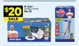 Dollar General Mr. Clean Spin Mop or Flat Mop offer