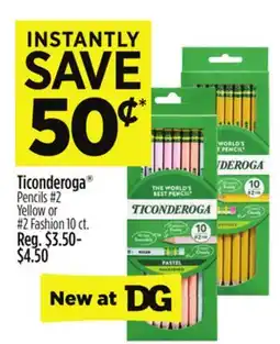Dollar General Ticonderoga Pencils #2 Yellow or #2 Fashion 10 ct offer