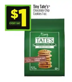 Dollar General Tiny Tate's Chocolate Chip Cookies 1 oz offer