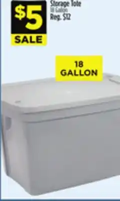 Dollar General Storage Tote offer