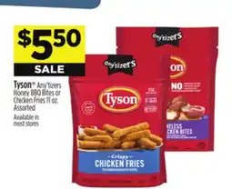 Dollar General Tyson Any'tizers Honey BBQ Bites or Chicken Fries offer