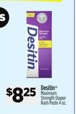 Dollar General Desitin Maximum Strength Diaper Rash Paste offer