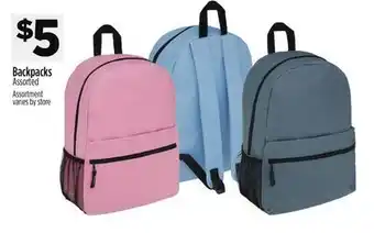 Dollar General Backpacks offer