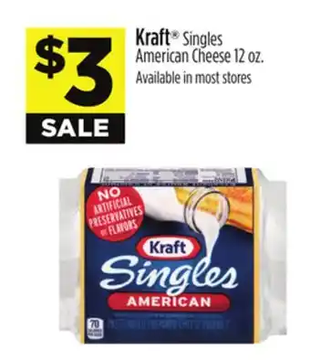 Dollar General Kraft Singles American Cheese offer