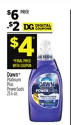 Dollar General Dawn Platinum Plus PowerSuds offer