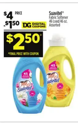 Dollar General Suavitel Fabric Softener offer