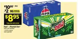 Dollar General Pepsi or Mountain Dew offer