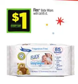Dollar General Flex Baby Wipes with Lid offer
