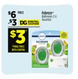 Dollar General Febreze Bathroom offer