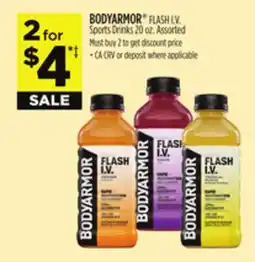 Dollar General BODYARMOR FLASH LV. Sports Drinks 20 oz. Assorted offer