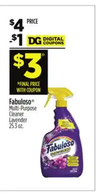 Dollar General Fabuloso Multi-Purpose Cleaner Lavender offer