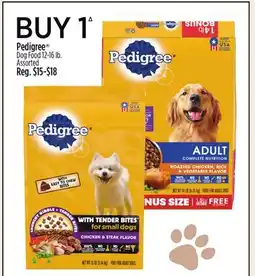 Dollar General Pedigree Dog Food offer
