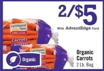 Price Chopper Organic Carrots offer