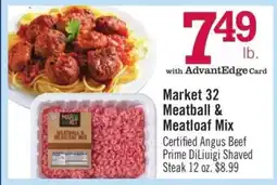 Price Chopper Market 32 Meatball & Meatloaf Mix offer