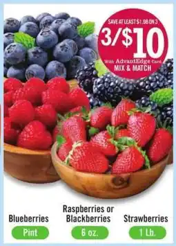 Price Chopper Raspberries or Blackberries offer
