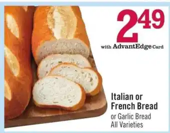 Price Chopper Italian or French Bread offer