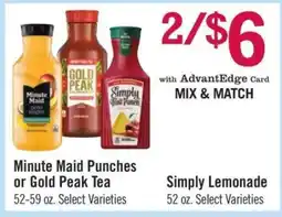 Price Chopper Simply Lemonade offer
