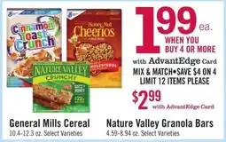 Price Chopper Nature Valley Granola Bars offer