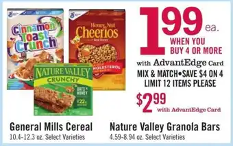 Price Chopper Nature Valley Granola Bars offer