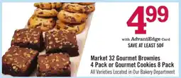 Price Chopper Market 32 Gourmet Brownies 4 Pack or Gourmet Cookies 8 Pack offer