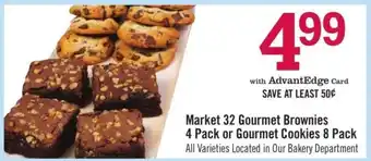 Price Chopper Market 32 Gourmet Brownies 4 Pack or Gourmet Cookies 8 Pack offer