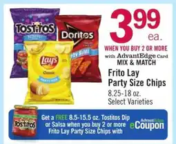 Price Chopper Frito Lay Party Size Chips offer