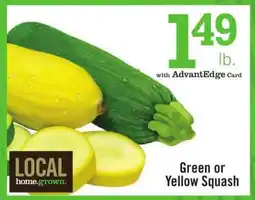 Price Chopper Green or Yellow Squash offer