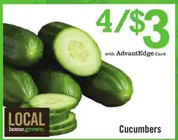 Price Chopper Cucumbers offer