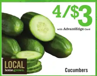Price Chopper Cucumbers offer