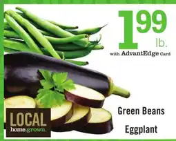 Price Chopper Green Beans offer