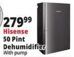 Ocean State Job Lot Hisense 50 Pint Dehumidifier With pump offer