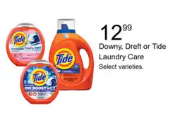 Walgreens Downy, Dreft or Tide Laundry Care offer