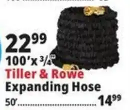 Ocean State Job Lot Tiller & Rowe Expanding Hose offer