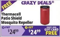 Ocean State Job Lot Thermacell patio shield mosquito repeller offer